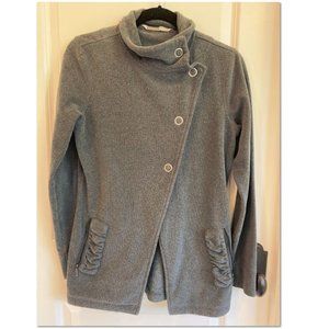 Rare a-symmetrical sweatshirt jacket cardigan